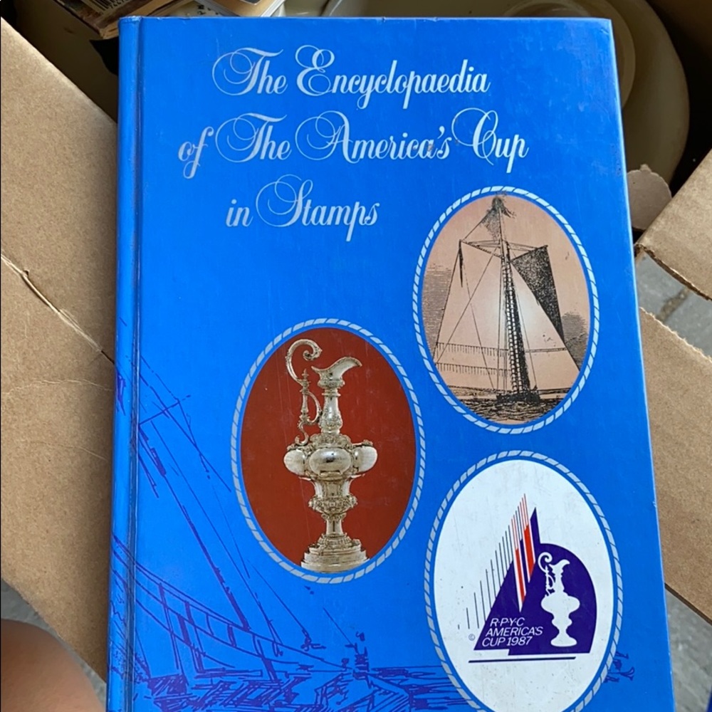 The encyclopedia of the Americas cup in stamps